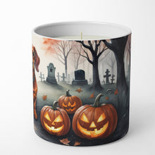 Load image into Gallery viewer, Dachshund Spooky Halloween Decorative Soy Candle