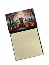 Load image into Gallery viewer, Dachshund Spooky Halloween Sticky Note Holder- Refiilable Desk Accessory Note Pad