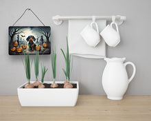 Load image into Gallery viewer, Dachshund Spooky Halloween Wall or Door Hanging Prints