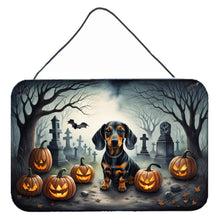 Load image into Gallery viewer, Dachshund Spooky Halloween Wall or Door Hanging Prints