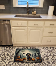 Load image into Gallery viewer, Dachshund Spooky Halloween Memory Foam Kitchen Mat
