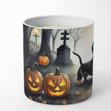 Load image into Gallery viewer, Dachshund Spooky Halloween Decorative Soy Candle