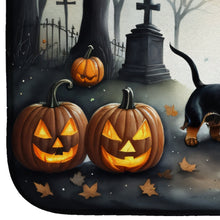 Load image into Gallery viewer, Dachshund Spooky Halloween Dish Drying Mat