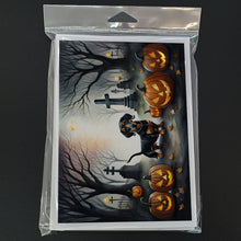 Load image into Gallery viewer, Dachshund Spooky Halloween Greeting Cards -  Blank Note Cards – 8-Pack of Artist-Designed Cards with Envelopes