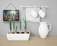Load image into Gallery viewer, English Bulldog Spooky Halloween Wall or Door Hanging Prints