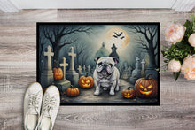Load image into Gallery viewer, English Bulldog Spooky Halloween Doormat - 24x36 Decorative Floor Mat – Indoor/Outdoor Rug with Artistic Flair