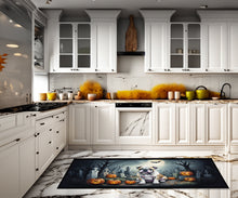 Load image into Gallery viewer, English Bulldog Spooky Halloween Runner Mat 28x58