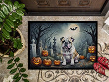 Load image into Gallery viewer, English Bulldog Spooky Halloween Doormat - 24x36 Decorative Floor Mat – Indoor/Outdoor Rug with Artistic Flair