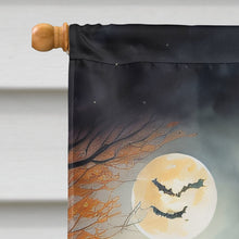 Load image into Gallery viewer, Golden Retriever Spooky Halloween House Flag