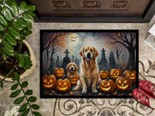 Load image into Gallery viewer, Golden Retriever Spooky Halloween Doormat - 24x36 Decorative Floor Mat – Indoor/Outdoor Rug with Artistic Flair