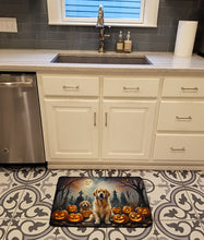 Load image into Gallery viewer, Golden Retriever Spooky Halloween Memory Foam Kitchen Mat