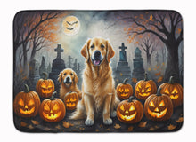 Load image into Gallery viewer, Golden Retriever Spooky Halloween Memory Foam Kitchen Mat