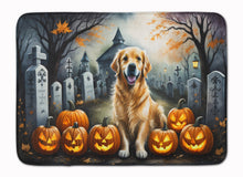 Load image into Gallery viewer, Golden Retriever Spooky Halloween Memory Foam Kitchen Mat