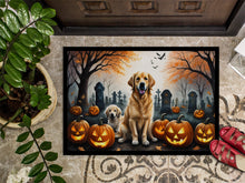 Load image into Gallery viewer, Golden Retriever Spooky Halloween Doormat -  18x27 Decorative Floor Mat – Indoor/Outdoor Rug