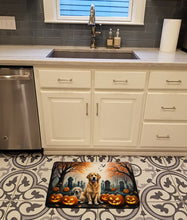 Load image into Gallery viewer, Golden Retriever Spooky Halloween Memory Foam Kitchen Mat