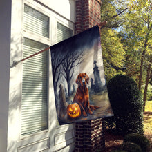 Load image into Gallery viewer, Irish Setter Spooky Halloween House Flag