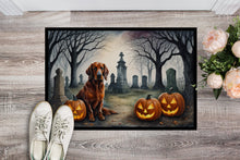 Load image into Gallery viewer, Irish Setter Spooky Halloween Doormat -  18x27 Decorative Floor Mat – Indoor/Outdoor Rug