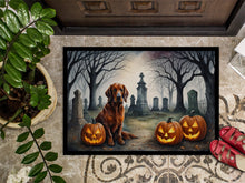 Load image into Gallery viewer, Irish Setter Spooky Halloween Doormat -  18x27 Decorative Floor Mat – Indoor/Outdoor Rug