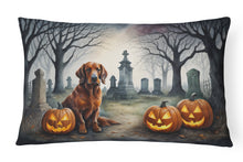 Load image into Gallery viewer, Irish Setter Spooky Halloween Fabric Decorative Pillow