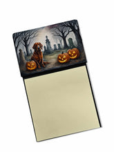Load image into Gallery viewer, Irish Setter Spooky Halloween Sticky Note Holder- Refiilable Desk Accessory Note Pad