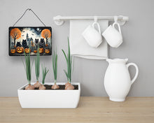 Load image into Gallery viewer, Keeshond Spooky Halloween Wall or Door Hanging Prints