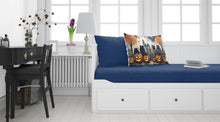 Load image into Gallery viewer, Keeshond Spooky Halloween Fabric Standard Pillowcase – Artistic Decorative Front, White Back