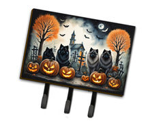 Load image into Gallery viewer, Keeshond Spooky Halloween Leash or Key Holder
