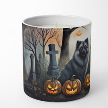 Load image into Gallery viewer, Keeshond Spooky Halloween Decorative Soy Candle