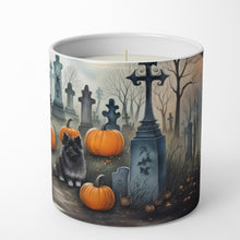 Load image into Gallery viewer, Keeshond Spooky Halloween Decorative Soy Candle