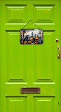 Load image into Gallery viewer, Keeshond Spooky Halloween Wall or Door Hanging Prints