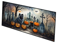 Load image into Gallery viewer, Keeshond Spooky Halloween Runner Mat 28x58