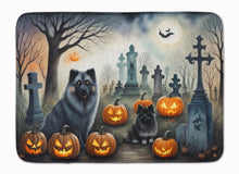 Load image into Gallery viewer, Keeshond Spooky Halloween Memory Foam Kitchen Mat
