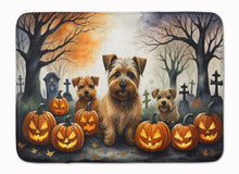 Load image into Gallery viewer, Norfolk Terrier Spooky Halloween Memory Foam Kitchen Mat