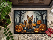 Load image into Gallery viewer, Norwich Terrier Spooky Halloween Doormat - 24x36 Decorative Floor Mat – Indoor/Outdoor Rug with Artistic Flair