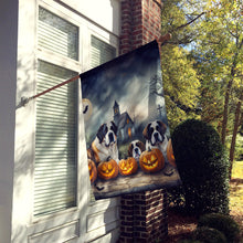 Load image into Gallery viewer, Saint Bernard Spooky Halloween House Flag
