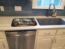 Load image into Gallery viewer, Saint Bernard Spooky Halloween Dish Drying Mat