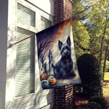 Load image into Gallery viewer, Scottish Terrier Spooky Halloween House Flag