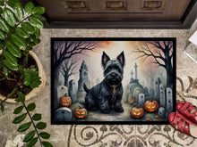 Load image into Gallery viewer, Scottish Terrier Spooky Halloween Doormat - 24x36 Decorative Floor Mat – Indoor/Outdoor Rug with Artistic Flair