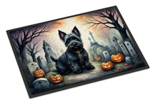 Load image into Gallery viewer, Scottish Terrier Spooky Halloween Doormat -  18x27 Decorative Floor Mat – Indoor/Outdoor Rug