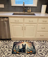 Load image into Gallery viewer, Scottish Terrier Spooky Halloween Memory Foam Kitchen Mat