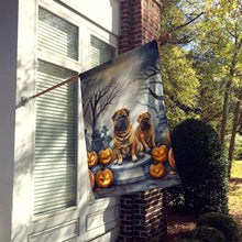 Load image into Gallery viewer, Shar Pei Spooky Halloween House Flag