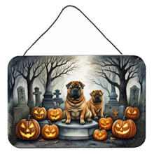 Load image into Gallery viewer, Shar Pei Spooky Halloween Wall or Door Hanging Prints