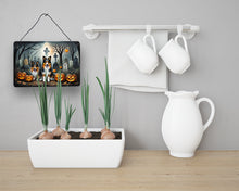 Load image into Gallery viewer, Sheltie Spooky Halloween Wall or Door Hanging Prints