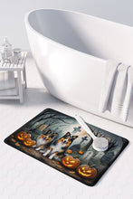 Load image into Gallery viewer, Sheltie Spooky Halloween Memory Foam Kitchen Mat