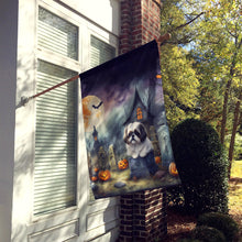 Load image into Gallery viewer, Shih Tzu Spooky Halloween House Flag