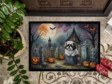 Load image into Gallery viewer, Shih Tzu Spooky Halloween Doormat - 24x36 Decorative Floor Mat – Indoor/Outdoor Rug with Artistic Flair