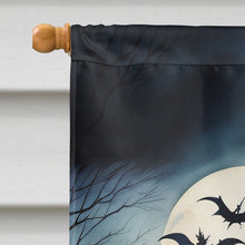 Load image into Gallery viewer, Siberian Husky Spooky Halloween House Flag