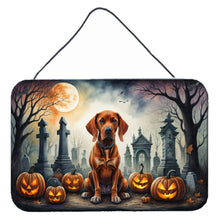 Load image into Gallery viewer, Vizsla Spooky Halloween Wall or Door Hanging Prints