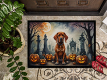 Load image into Gallery viewer, Vizsla Spooky Halloween Doormat -  18x27 Decorative Floor Mat – Indoor/Outdoor Rug