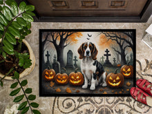 Load image into Gallery viewer, Welsh Springer Spaniel Spooky Halloween Doormat - 24x36 Decorative Floor Mat – Indoor/Outdoor Rug with Artistic Flair